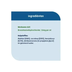 Natterman Broomhexine Extra Sterk 8mg/5ml 150 ML