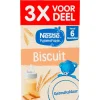 Nestlé Baby PyjamaPapje Biscuit 6+ 3x250 ml