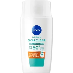 NIVEA Derma Skin Clear Daily Fluid Spf50+ 40ML