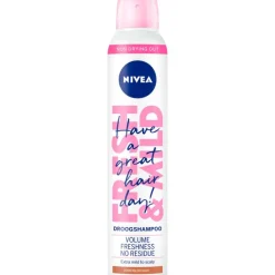 NIVEA Fresh Revive 3-In-1 Droogshampoo Donkerblond Haar 200 ML