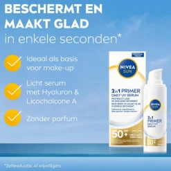 NIVEA SUN UV Face 2in1 Primer Serum SPF 50+ 30 ML