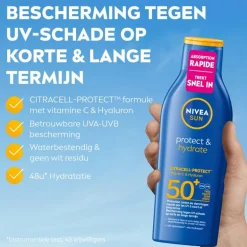 NIVEA SUN Zonnebrand Protect & Hydrate Zonnemelk SPF50+ 200 ML