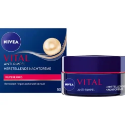 NIVEA Vital Herstellende Nachtcrème Oudere Huid 50 ML