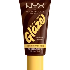 NYX Professional Makeup Buttermelt Glaze Skin Tint SPF 30 10 Chocolate Butta