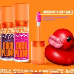 NYX Professional Makeup Duck Plump Lip Plumping Laquer Lipgloss 1 Clearly Spicy