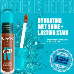 NYX Professional Makeup Lip IV Hydraterende Lipgloss Splash N Spice