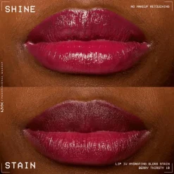 NYX Professional Makeup Lip IV Hydraterende Lipgloss Berry Thirsty