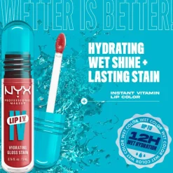 NYX Professional Makeup Lip IV Hydraterende Lipgloss Hydra Honey