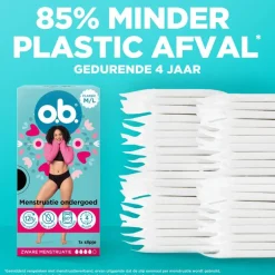 o.b.® Herbruikbaar Menstruatie Ondergoed Zwart M/L