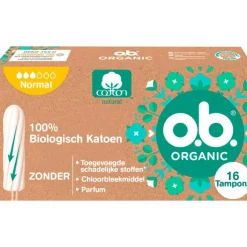 o.b.® Organic Cotton Normal 16 Stuks