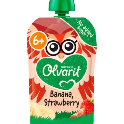 Olvarit Knijpfruit Banaan Aardbei