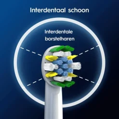 Oral-B Floss Action Opzetborstels Wit - 4 Stuks