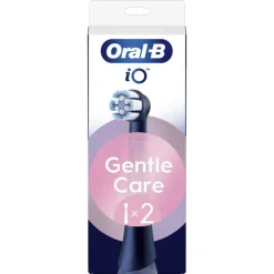 Oral-B iO Gentle Care Opzetborstels Zwart 2 Stuks
