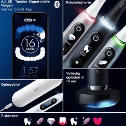 Oral-B iO 9S Zwart Elektrische Tandenborstel By Braun