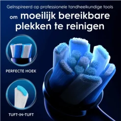 Oral-B iO Ultimate Clean Opzetborstels Zwart 4 Stuks