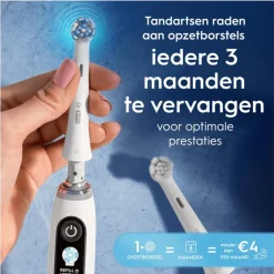 Oral-B iO Ultimate Clean Opzetborstels Wit 8 Stuks