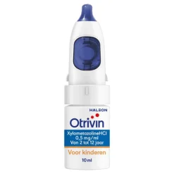Otrivin Xylometazoline HCI 0,5 mg/ml Kinder Neusspray bij een Verstopte Neus 10 ML
