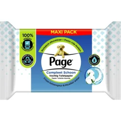 Page Vochtig Toiletpapier Compleet Schoon Maxi Voordeelverpakking