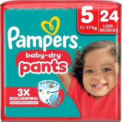 Pampers Baby Dry Pants Luierbroekjes Maat 5 11-17 KG 24 Stuks