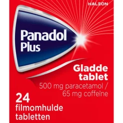 Panadol Plus Gladde Tablet Paracetemol Filmomhuld
