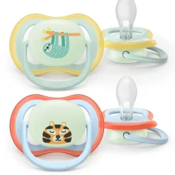 Philips Avent Fopspeen Ultra Air Night 0-6M Double Pack - SCF376/24