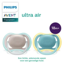 Philips Avent Fopspeen Ultra Air Day 18M+ Double Pack - SCF349/50