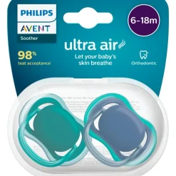 Philips Avent Fopspeen Ultra Air Day 6-18M Double Pack, mixed - SCF087/14