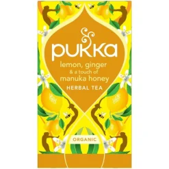 Pukka lemon, ginger&manuka honing