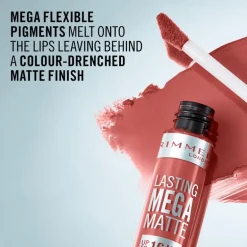 Rimmel London Lasting Mega Matte Liquid Lipstick 200Pink Blink