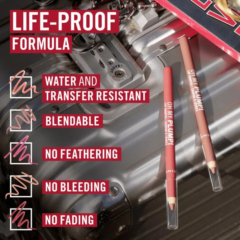 Rimmel London Oh My Plump! Lip Liner - Bruin - 110 Rich Cacao