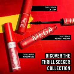 Rimmel London Thrill Seeker Mega Lift Mascara - Zwart - 001 Black