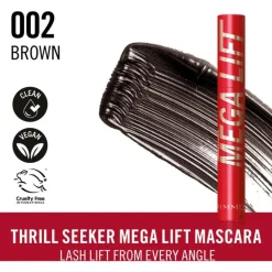 Rimmel London Thrill Seeker Mega Lift Mascara - Bruin - 002 Brown