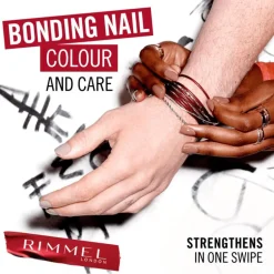 Rimmel London Wonder'Bond Care+Color Nagellak - Roze - 001 No Muss No Fuss