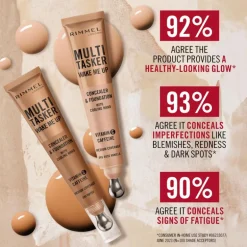 Rimmel Multi-Tasker Wake Me Up Concealer en Foundation 040 Ivory