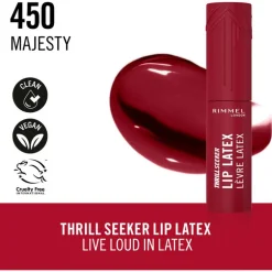 Rimmel Thrill Seeker Lip Latex 450 Majesty