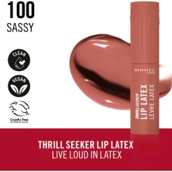 Rimmel Thrill Seeker Lip Latex 100 Sassy