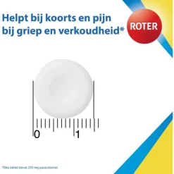 Roter Paracetamol smelttablet 250 mg Junior 20 tabletten