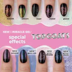 Sally Hansen Miracle Gel Top Coat - Blauw - 113 Galax-Sea