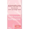 Sanature 100% Katoenen Tampons Mini 16 stuks