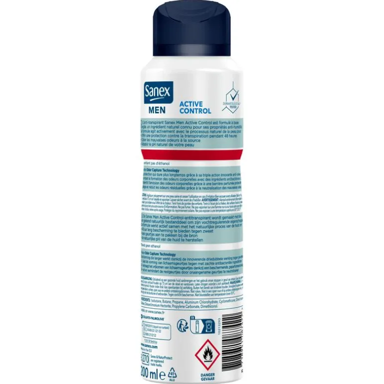 Sanex Men Dermo Active Control Deodorant Spray 200 ML