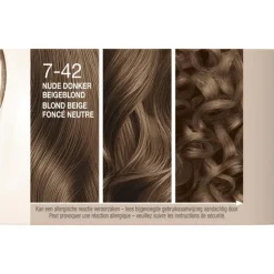 Schwarzkopf Creme Supreme Haarkleuring 7-42 Nude Beige Donkerblond