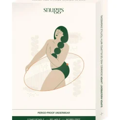 Snuggs period underwear Brazilian light black L