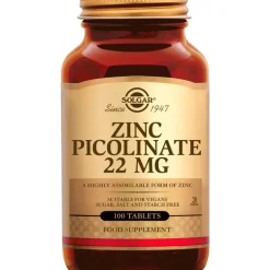 Solgar Zinc Picolinate 22 mg 100 tabletten