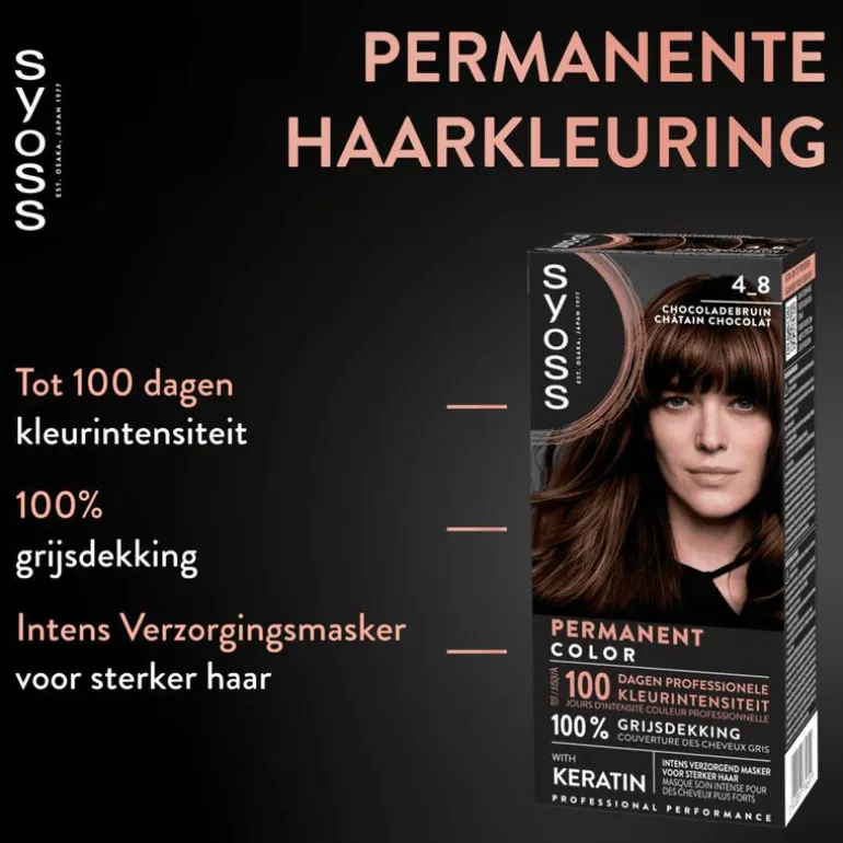 Syoss Haarverf 4-8 Chocoladebruin