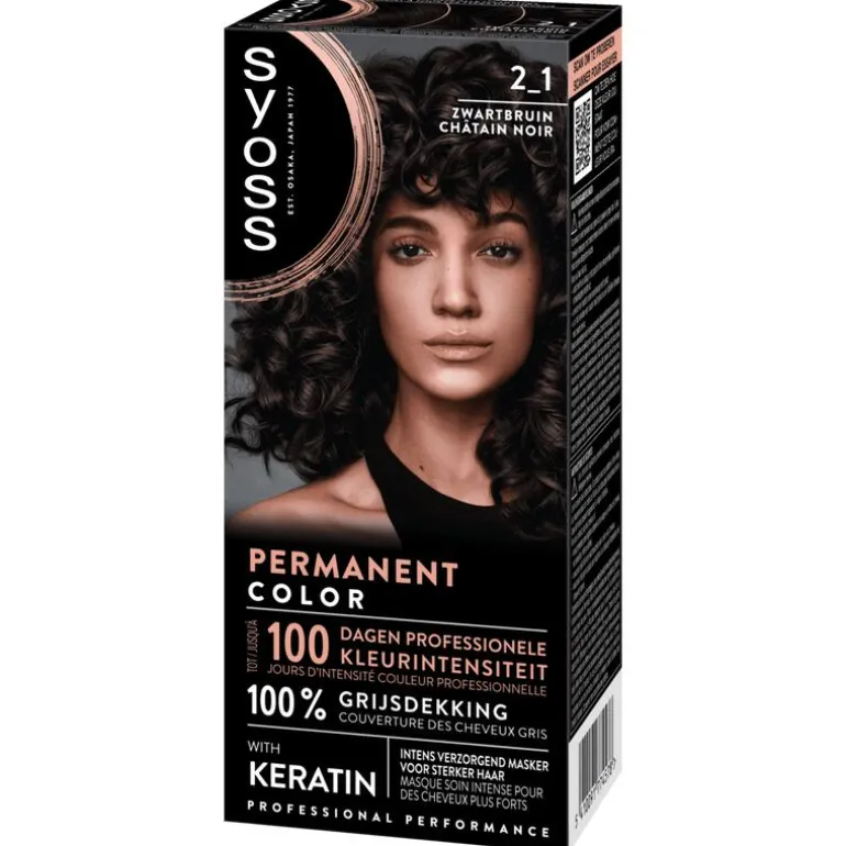 Syoss Haarverf 2-1 Zwartbruin