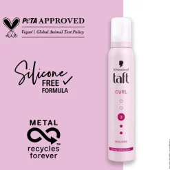 Taft Styling Curl Haarmousse 200 ML