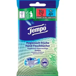 Tempo Fresh To Go Protect Vochtige Doekjes 10 stuks