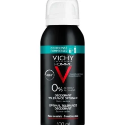 Vichy Homme Deodorant Spray Compressed 100 ML