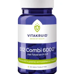 Vitakruid B12 Combi 6.000® met folaat en P-5-P - 60 smelttabletten