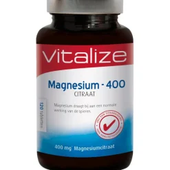 Vitalize Magnesium 400 - Citraat, 120 tabl.